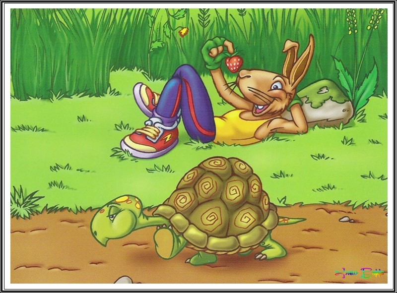 Hình ảnh rùa và thỏ đẹp đáng yêu Tải ảnh đẹp free